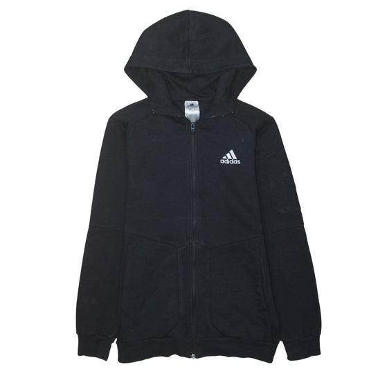 Adidas Men's Black Full Zip Hoodie Size S Sportswear