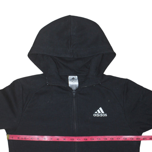 Adidas Men's Black Full Zip Hoodie Size S Sportswear