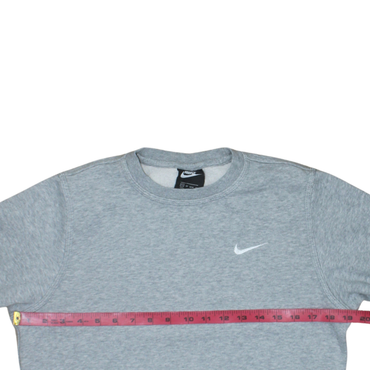 Nike Mens Grey XS Crew Neck Pullover Fleece Sweatshirt