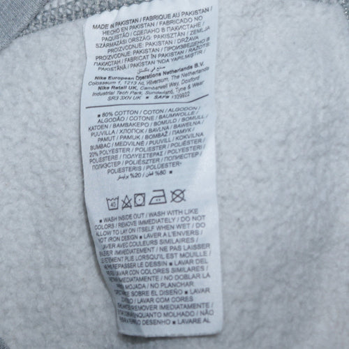 Nike Mens Grey XS Crew Neck Pullover Fleece Sweatshirt