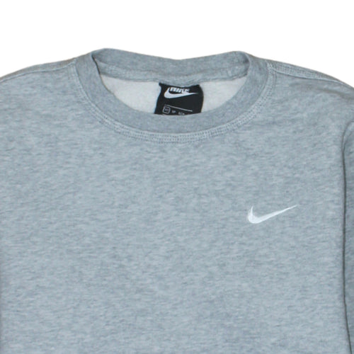 Nike Mens Grey XS Crew Neck Pullover Fleece Sweatshirt