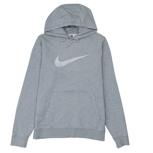 Nike Men's Grey Pullover Hoodie M Regular Fit Sportswear