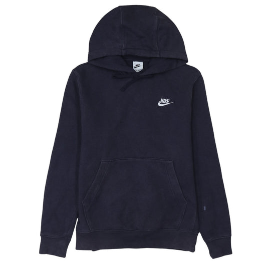 Nike Womens Navy Blue XS Pullover Hoodie Sweatshirt