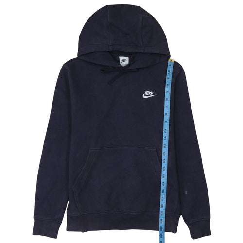 Nike Womens Navy Blue XS Pullover Hoodie Sweatshirt