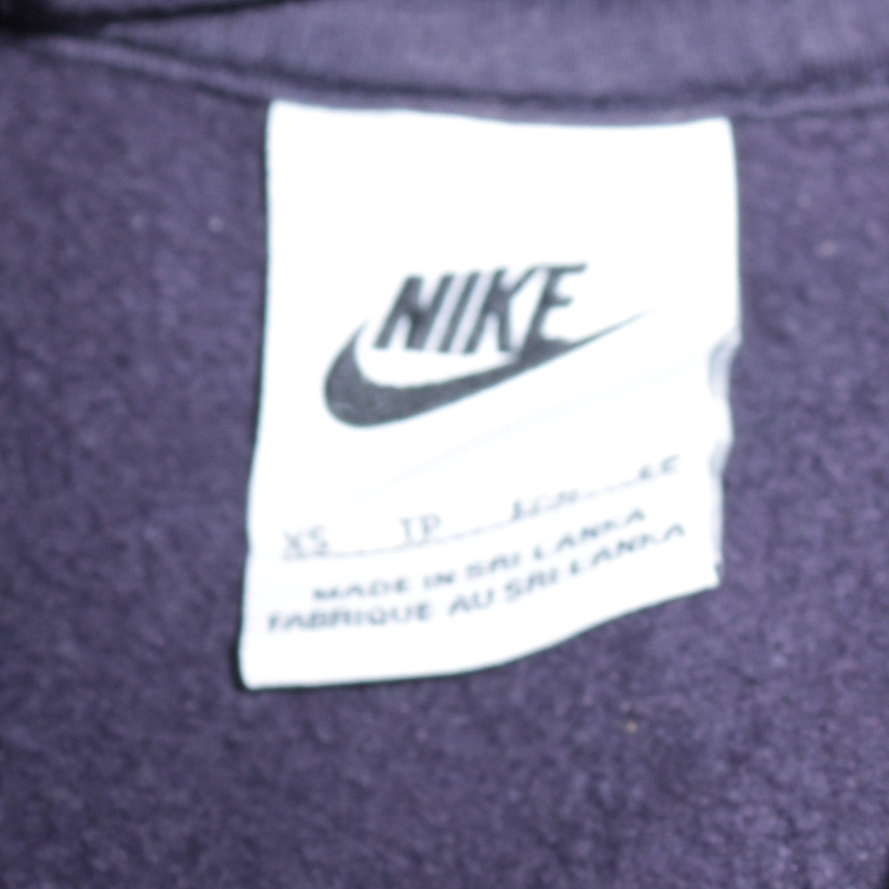 Nike Womens Navy Blue XS Pullover Hoodie Sweatshirt