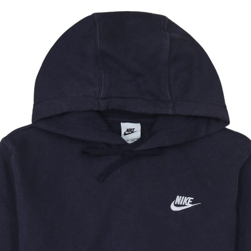 Nike Womens Navy Blue XS Pullover Hoodie Sweatshirt
