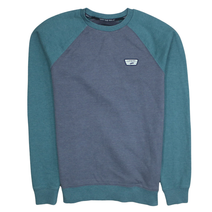 Vans Men’s Blue Crew Neck Pullover Sweatshirt Size S