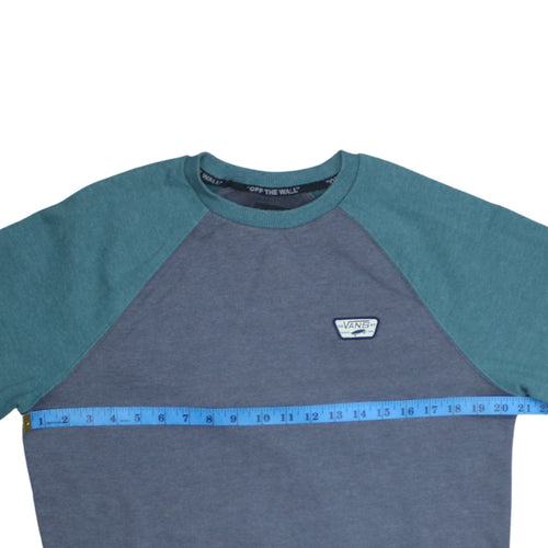 Vans Men’s Blue Crew Neck Pullover Sweatshirt Size S