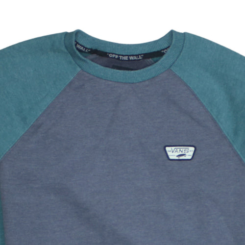 Vans Men’s Blue Crew Neck Pullover Sweatshirt Size S