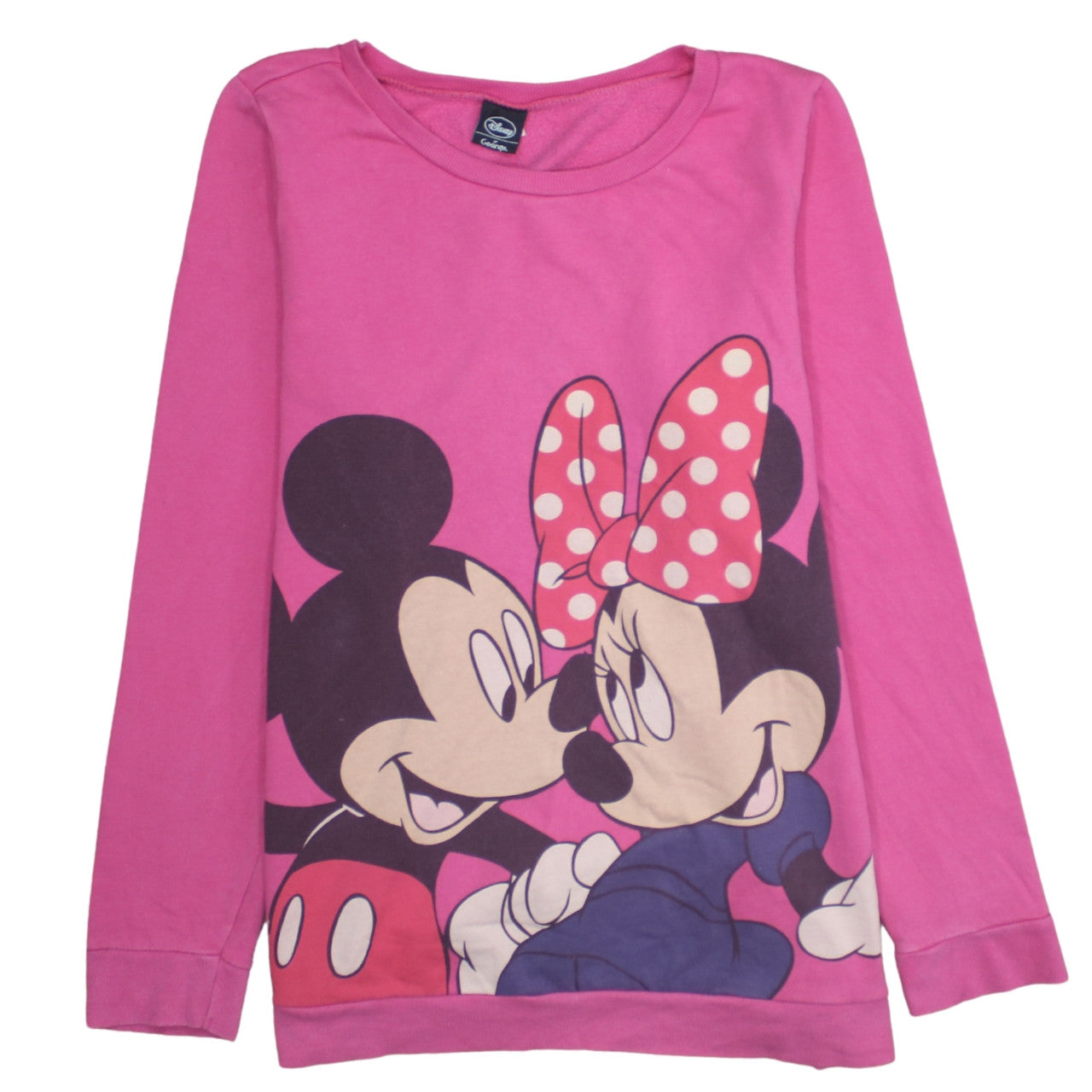 Disney at George Pink Minnie & Mickey Pullover Sweatshirt Womens UK 18