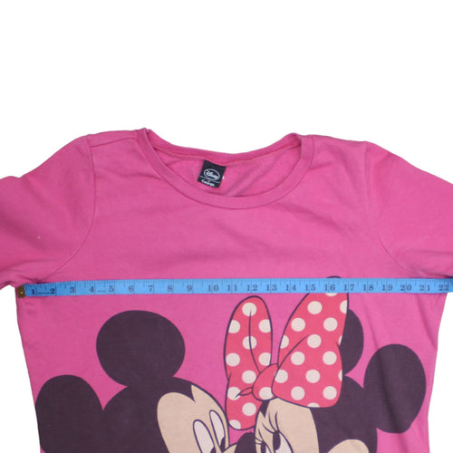 Disney at George Pink Minnie & Mickey Pullover Sweatshirt Womens UK 18