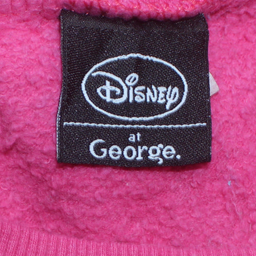 Disney at George Pink Minnie & Mickey Pullover Sweatshirt Womens UK 18