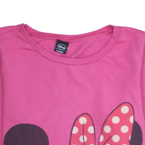 Disney at George Pink Minnie & Mickey Pullover Sweatshirt Womens UK 18