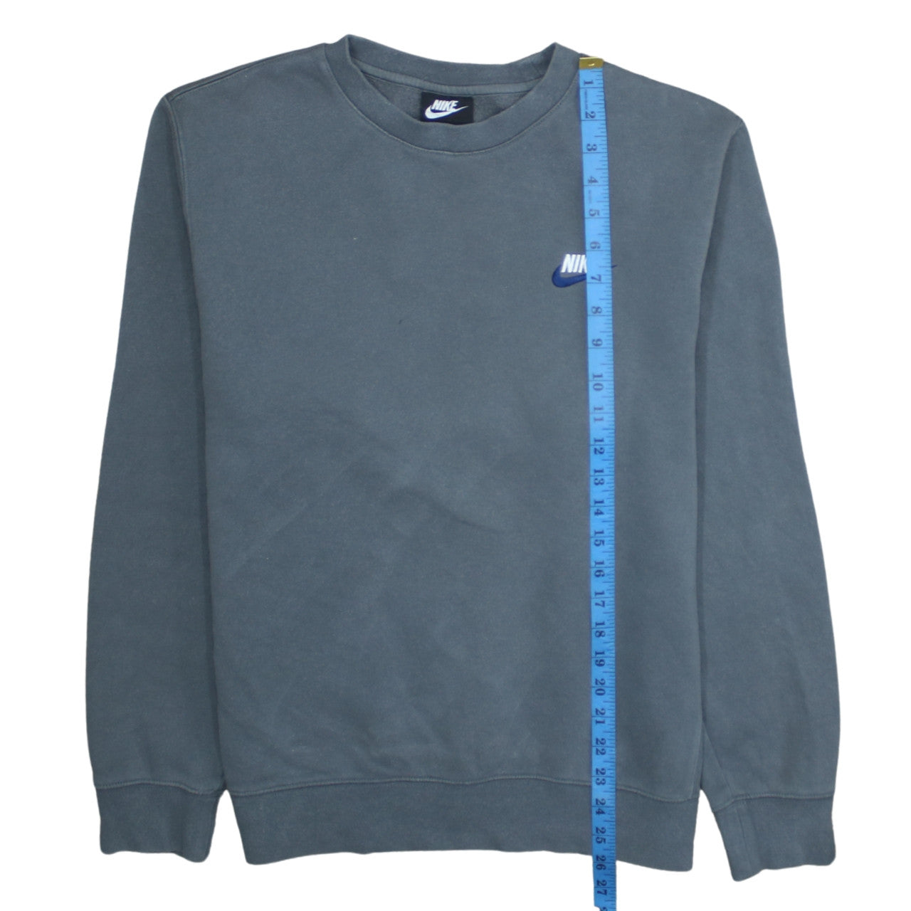 Nike Men's Blue Small Pullover Crew Neck Fleece Sweatshirt