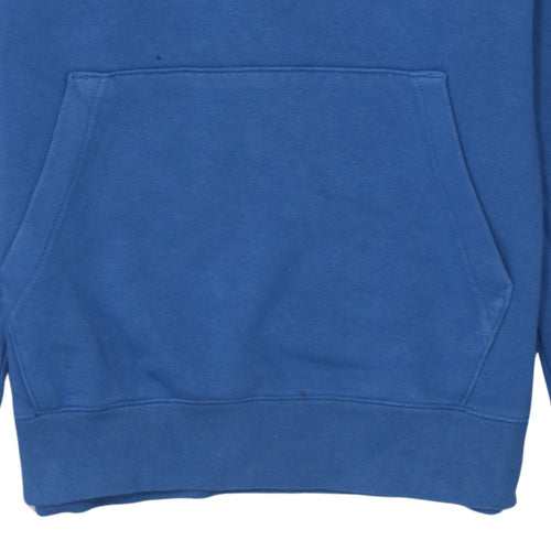Nike Men Blue Pullover Hoodie Small Regular Fit Sportswear