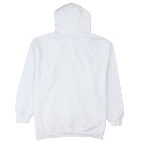 Disney Men's White XL Pullover Hoodie Mickey Mouse Graphic Print
