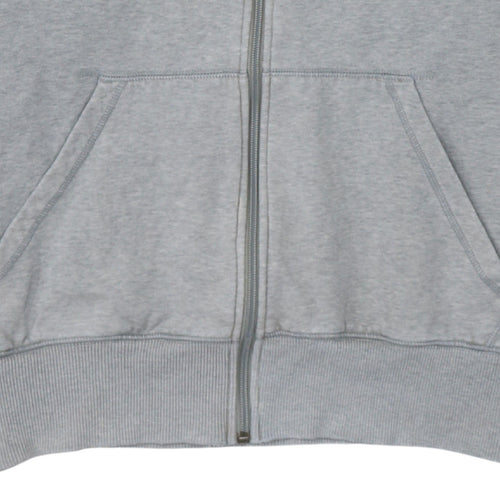 Nike Men's Grey Full Zip Hoodie L Sportswear Classic