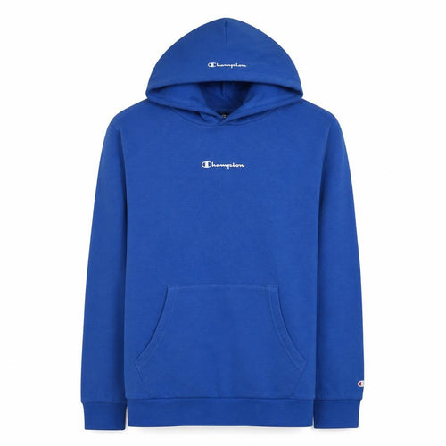 Champion Boys Blue Pullover Hoodie 13-14 Years Logo Fleece Sweatshirt