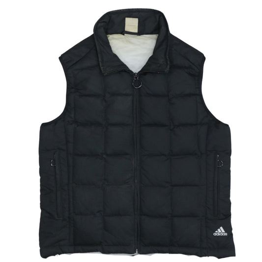 Adidas Women's Black Padded Puffer Waistcoat Size 12