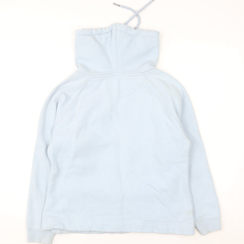 Quba & Co Women Blue Size 10 Pullover Hoodie with Drawstring Neck