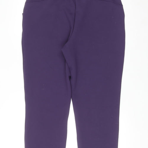 32 Degrees Heat Womens Purple Jogger Trousers L Elastic Waist Thermal
