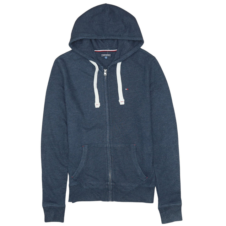 Tommy Hilfiger Men Blue Full Zip Hoodie Size S Classic Fit