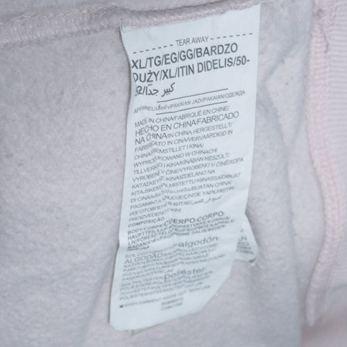 Under Armour Womens Pink Logo Hoodie XL Relaxed Fit Pullover