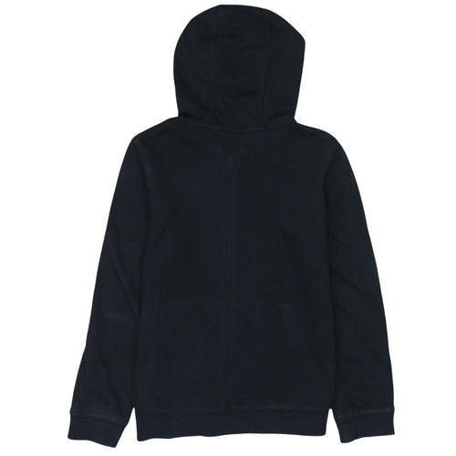 Nike Boys Black Full Zip Hoodie Size L 147-158 cm Cotton Blend