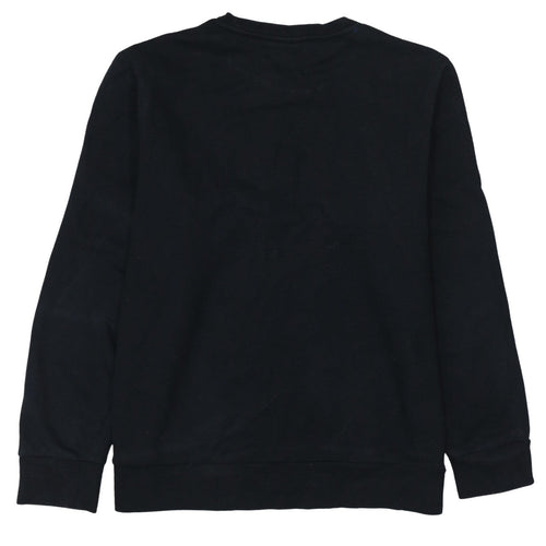Lotto Men's Black XL Pullover Sweatshirt Crew Neck Sportswear