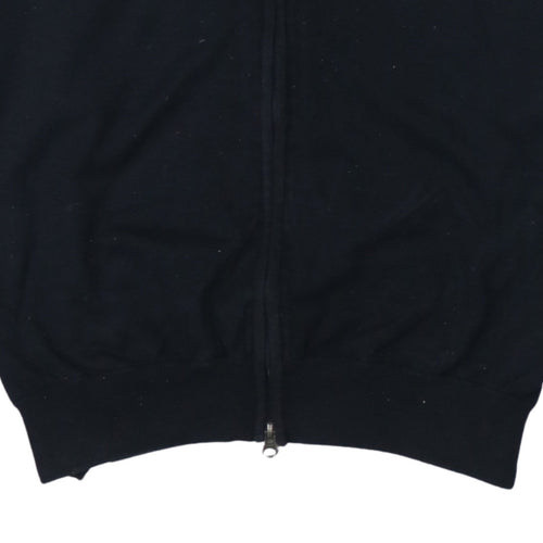 Armani Jeans Men's Black Full Zip Cotton Sweatshirt L