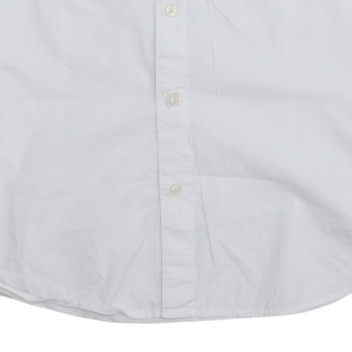 Tommy Hilfiger Men White Slim Fit Button-Down Casual Shirt M