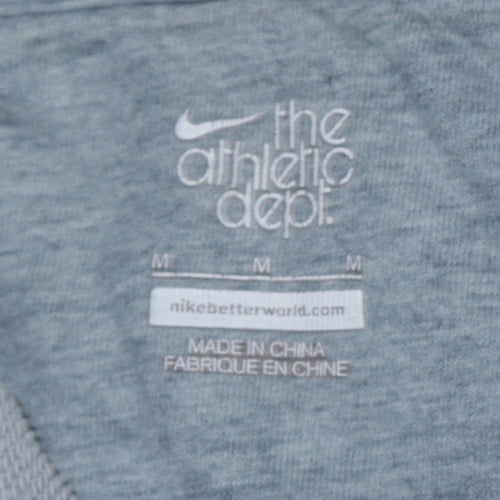 Nike Women's Grey Athletic Dept Hoodie Medium Pullover Sweatshirt