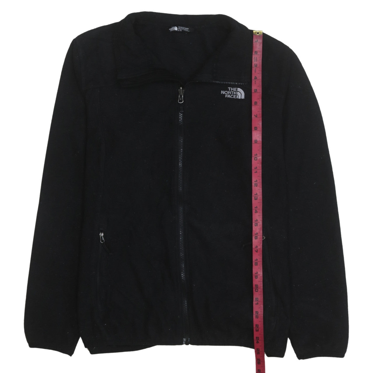 The North Face Womens Black Fleece Full Zip Jacket XL