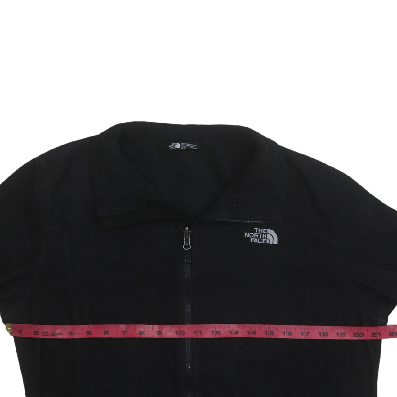 The North Face Womens Black Fleece Full Zip Jacket XL
