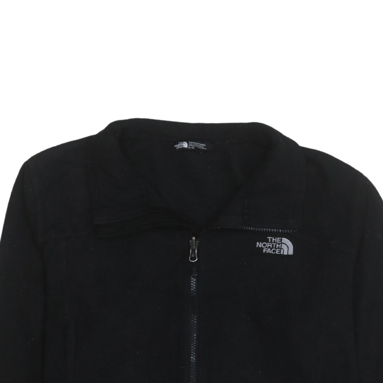 The North Face Womens Black Fleece Full Zip Jacket XL