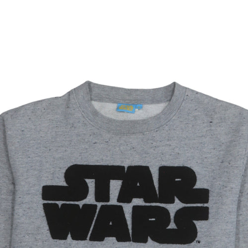 Cedar Wood State Men's Grey Star Wars Pullover Sweatshirt M