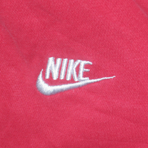 Nike Boys Red Colourblock 1/2 Zip Hoodie Size L 147-158cm