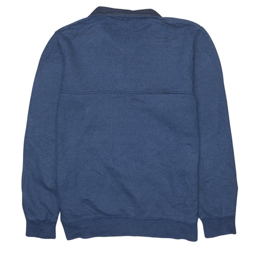 Columbia Men's Blue 1/4 Zip Pullover Sweatshirt Fleece M