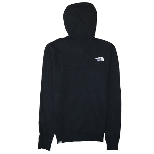 The North Face Boys Black Full Zip Hoodie Size S 100% Cotton Casual