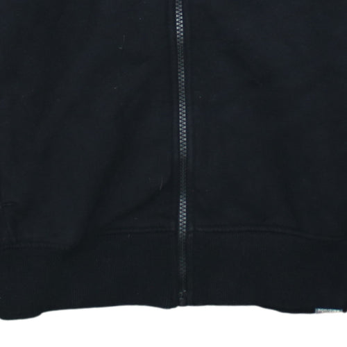 The North Face Boys Black Full Zip Hoodie Size S 100% Cotton Casual