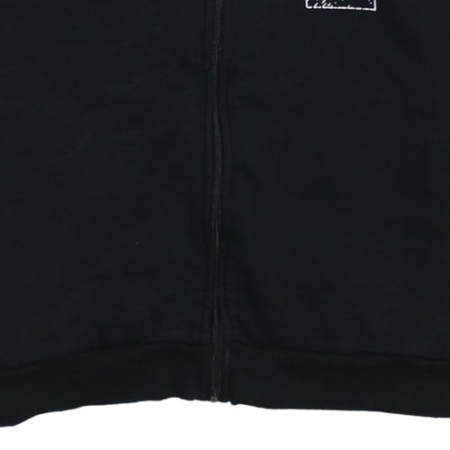 Puma Men's Black Full Zip Hoodie L Sports Fleece Sweatshirt
