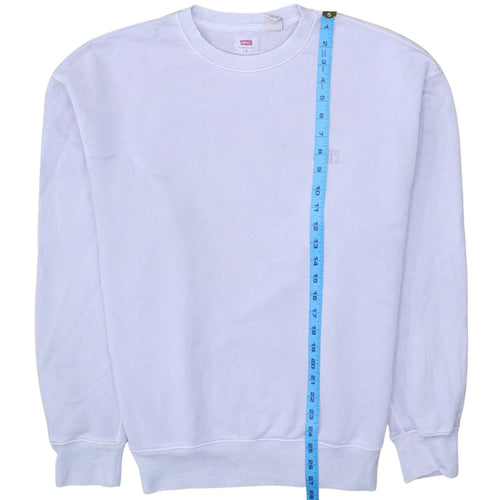 Levi's Men's Lilac Relaxed Fit Cotton Sweatshirt Size M
