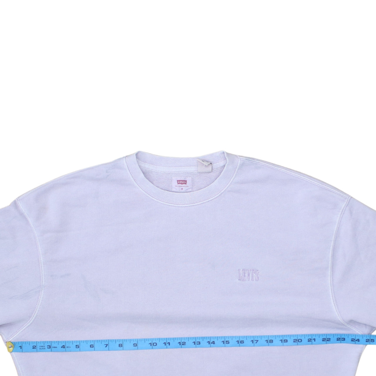Levi's Men's Lilac Relaxed Fit Cotton Sweatshirt Size M