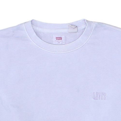Levi's Men's Lilac Relaxed Fit Cotton Sweatshirt Size M
