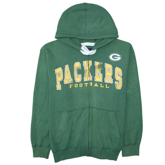NFL Men's Green XL Full Zip Packers Football Hoodie