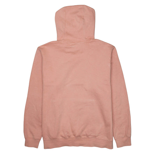 Nike Womens Pink Pullover Hoodie Large Cotton Blend Fleece Sweatshirt