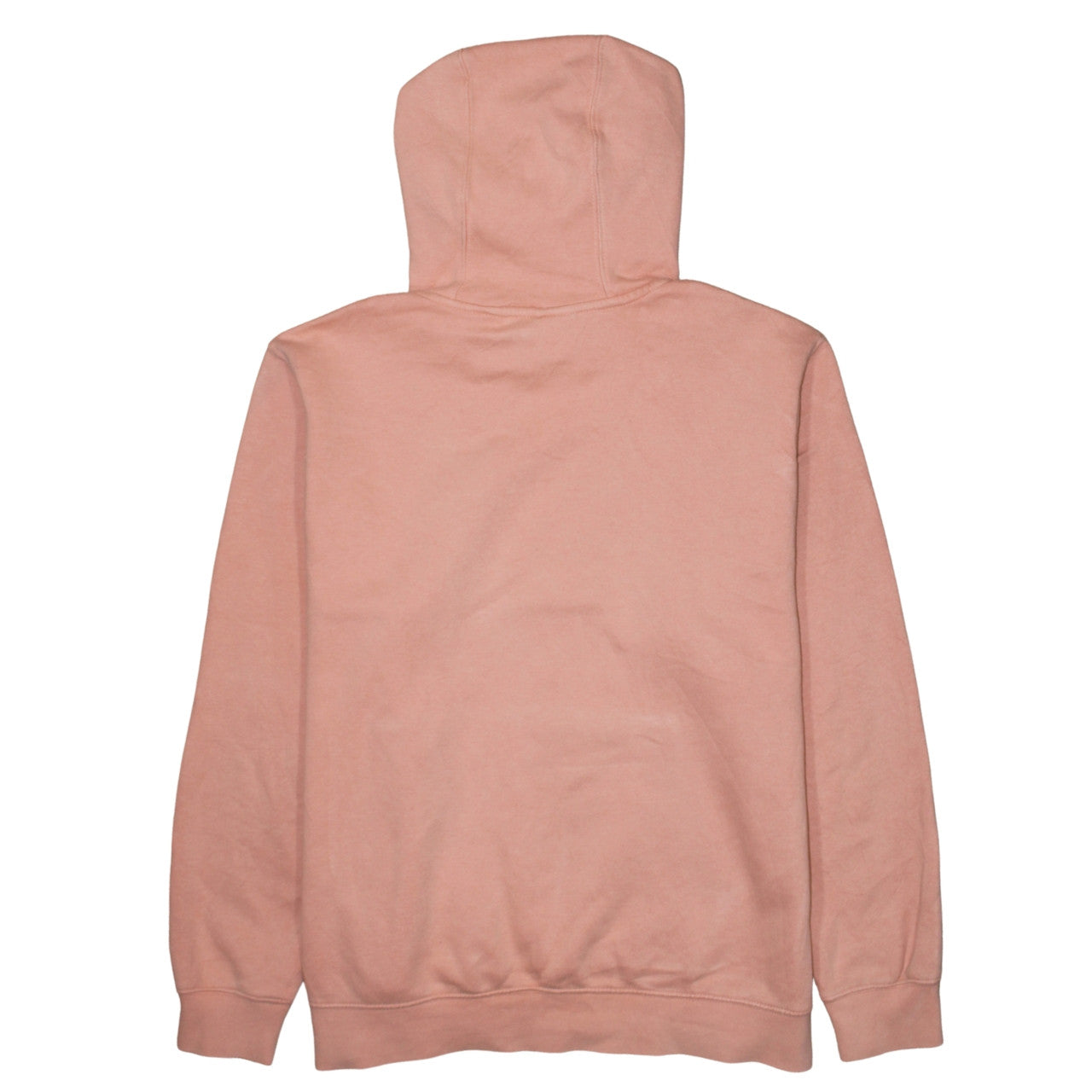 Nike Womens Pink Pullover Hoodie Large Cotton Blend Fleece Sweatshirt