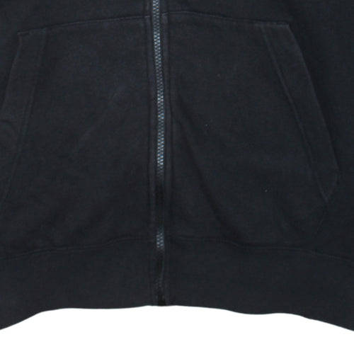 Nike Women’s Black Full Zip Hoodie Medium Cotton Blend