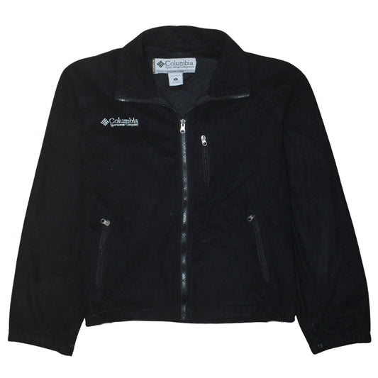 Columbia Men's Black Fleece Full Zip Jacket Size M