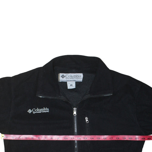 Columbia Men's Black Fleece Full Zip Jacket Size M